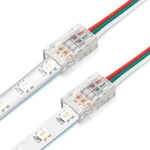 Rgbzone 25pcs 3-pin Led Connector 8mm Gapless Solderless Strip To Wire Quick .... Fixed Price $25.72.