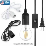 6ft E27 Light Bulb Socket Lamp Power Cord Wall Outlet Plug Adapter On/off Switch. Fixed Price $7.63.