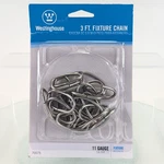 Westinghouse 3ft Decorative Chain Swag Ceiling Fans Lights Silver Nickel Tone. Fixed Price $10.97.