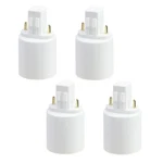 Geesatis 4 Pcs Light Socket Adapter Gx23 To E27 Converters Lamp Holder 2 Pin .... Fixed Price $17.76.