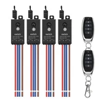 Meskliu 4 Way Mini Remote Control Switch,ac 4way--ac110-240v--10a Relay. Fixed Price $61.35.