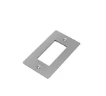 Buster + Punch Npl-023061 Wall Plates Single Rocker Switch Outlet - Silver. Fixed Price $49.00.