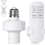 With Remote Control Light Bulb Socket Min Timer E26 E27 Lamp Holder. Fixed Price $11.95.