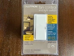 Lutron Dvfsq-lfh Diva Fan Control & Light Switch - White New Sealed. Fixed Price $17.95.
