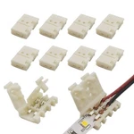 Biantie La 6a Rated 8mm Led Strip Connector, Solderless Reusable Small, White. Fixed Price $11.94.
