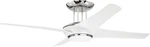 Craftmade Cam54wpln4 - New In Box Cam Indoor Ceiling Fan White/polished Nickel. Fixed Price $253.75.