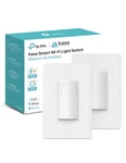 Kasa Smart Motion Sensor Switch, Single Pole, Needs Neutral 2-pack, White. Fixed Price $53.82.