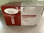 New Globe Electric 4 In. White Dimmable Recessed Lighting Kit 10-pk 90540 B110. Fixed Price $75.00.