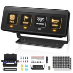 Wireless 4 Gang Switch Panel, Multifunctional Waterproof 12v 60.... Fixed Price $54.38.