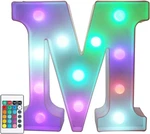 Pooqla Colorful Led Marquee Letter Lights With Remote Light Up Signs. Fixed Price $24.79.