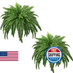Forest Prince 45" Fake Ferns, Realistic Large Artificial Bush Plants, 2 Artifici. Fixed Price $80.39.