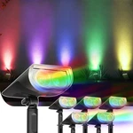 Linkind Solar Lights Outdoor Starrays, Color Changing Spot Lights, Ip67.... Fixed Price $83.84.