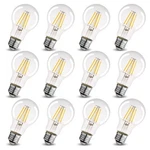 Runquiz A19 Clear Led Bulbs, E26 Dimmable Edison 5000k Daylight Light. Fixed Price $55.18.