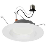 Satco 5.6 3000k Smooth Baffle Dimmable Remodel Ic Rated Led Recessed Light Trim. Fixed Price $9.95.