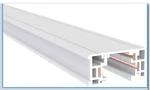 Veolux H Track 4 Feet 4ft Single Circuit,120v With 2 Endcaps In White. Fixed Price $34.25.