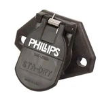Phillips 16-722 7-way Heavyduty Sta-dry 2-hole Ring Termination Split Pin Socket. Fixed Price $25.76.