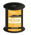 250 Feet 14/3 Sjoow Portable Power Cord (southwire) 300-volts. Fixed Price $159.98.