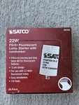 Satco 25w Fluorescent Lamp Starter With Condensor S2784. Fixed Price $35.00.