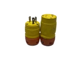 Nos Ericson 30a 250v 2 Pole 3 Wire Male & Female Plug Receptacle Pair. Fixed Price $31.99.