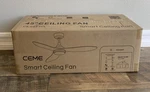 Carro White Smart Ceiling Fan 45" 3 Blade Alexa/google Home/siri Ces453vl. Fixed Price $94.05.
