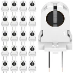 20-pack Jackyled Screw Type T8 Lamp Holder With Wires Ul Non-shunted White. Fixed Price $22.57.