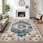Homore Area Rug 4x6 Washable Rugs For Bedroom, Non Slip Boho Living Roo. Fixed Price $64.32.