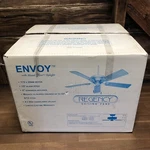 Vintage Regency Envoy Ceiling Fan Model En-bnz Bronze (motor Only, No Blades). Fixed Price $105.60.