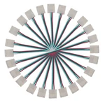 Btf-lighting 10pcs 3pin 10mm Wide Dual End With 15cm Long Ends, 10sets. Fixed Price $21.99.