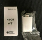 Troy Lighting N105wt Pendant Adapter White N Series Track. Fixed Price $12.99.
