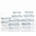 Glasslock 24 Piece Oven Microwave Safe Glass Food Storage Containers Set W/ Lids. Fixed Price $61.99.