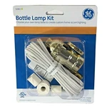 Bottle Lamp Kit White / Gold Ge 250vac/250w Max 8 Ft Cord #50961 New Sealed. Fixed Price $12.99.