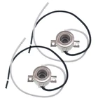 Jnxqwe E11 Mini Candelabra Ceramic Screw Lamp Holder Base Socket,2-pack Gray. Fixed Price $14.41.