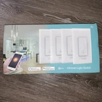 Gosund Smart Voice Control Wifi Dimmer Switch Works W/ Google And Alexa, 4 Pack. Fixed Price $89.95.