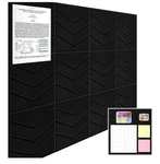 Large Cork Board 48"x36", 12 Pack Felt Bulletin For Walls Black. Fixed Price $21.59.