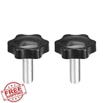 Uxcell 2pc Clamping Screw Knob M10 Star Hex Shaped Grip 38mm Dia Male Thread. Fixed Price $20.00.