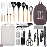 Silicone Camping Cooking Set - Essential Rv Cookware For Travel, Hiking, Picnics. Fixed Price $50.58.