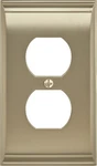 Amerock Bp36508 Gold Candler Single Gang Duplex Outlet Wall Plate. Fixed Price $16.99.