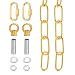 Lighting Chain Link 15 Ft Metal Chandelier Fixture Extension 65lb Maximum Weight. Fixed Price $32.97.