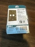 Bell Outdoor 5189-2 Bronze Rectangular Lampholder Cover Three 1/2" Outlets. Fixed Price $26.99.