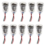 10 Pack Led Screw-mount E10 Small Bulbs Holder With Wire Socket For Home Expe.... Fixed Price $15.78.