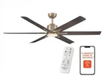 Home Decorators Kensgrove Ii 60 In. Champagne Bronze Smart Ceiling Fan W/remote. Fixed Price $180.45.