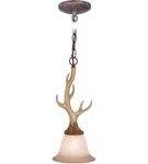 Vaxcel Lighting Pd33057ns Mini Pendant Lodge Antler 1 Light. Fixed Price $116.09.