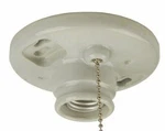 Craftmade K858so - Keyless Lamp Holder Porcelain White E26. Fixed Price $14.00.