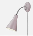 Globe Electric Sophie 1-light Matte Rose Plug-in Or Hardwire Wall Sconce. Fixed Price $14.99.