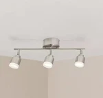 Hampton Bay 19 In. 3-light Brushed Steel Integrated Led Track Lighting Kit. Fixed Price $17.49.