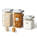 Ankou Food Storage Containers 2.8qt 4.2qt Airtight Pantry Set Scoop. Fixed Price $89.99.