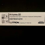 Lutron H3dt832cu210 Hi-lume 3d Programmable Rapid Start Dimming Ballast. Fixed Price $180.00.