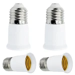 Qjaiune 4 Pack E26 Socket Extender, 3cm/1.2 Inch Light Bulb White. Fixed Price $10.84.
