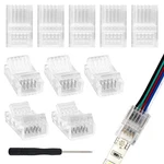 Rgbzone 10pcs 5 Pin Led Connectors Solderless 5pin 10mm, Multicolor. Fixed Price $14.69.