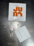 Nos Juno Lighting T21wh Track End Feed Connector W/outlet Box Cover White. Fixed Price $11.98.